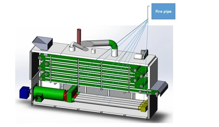 Continuous Food Drying Equipment With Mesh Belt